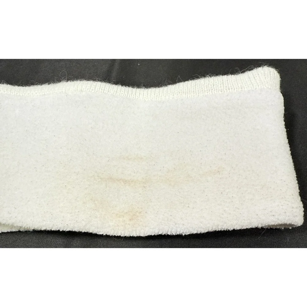 Time and Tru Headband and Glove Set Womens One Size Cream Touchscreen Knit